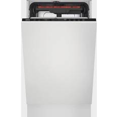 AEG FSE73507P Edelstahl, Integriert, Weiß