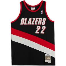 Fanatics NBA Game Jerseys Fanatics Portland Trail Blazers Clyde Drexler Mitchell & Ness 1990-91 Replica Jersey with HOF 04 Inscription