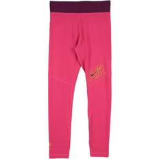 Nike Girl's Air Essentials Leggings - Rush Pink/Sangria/Dark Sulphur (DM8369-666)