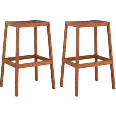 Wood Outdoor Bar Stools CorLiving Miramar 2-pack