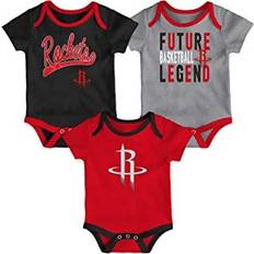 NBA 3-Piece Houston Rockets Short Sleeve Bodysuit Set