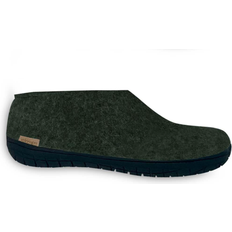 Glerups The Shoe with Rubber Sole - Forest