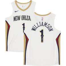 Zion Williamson Game Jerseys Fanatics New Orleans Pelicans Zion Williamson Autographed White Nike Swingman Jersey with Zanos Inscription