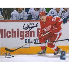 Fanatics Detroit Red Wings Lucas Raymond Autographed NHL Debut Skating Photograph