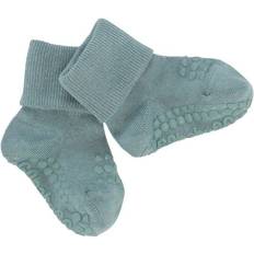 Go Baby Go Bamboo Non-Slip Socks - Dusty Blue