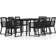 vidaXL 3099154 Matgrupp, 1 Bord inkl. 8 Stolar