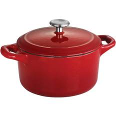 Gas Hob Mini Casseroles Tramontina Gourmet Enameled Cast Iron with lid 0.19 gal