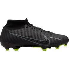 Nike Mercurial Soccer Shoes NIKE Zoom Mercurial Superfly 9 Academy MG M - Black/Summit White/Volt/Dark Smoke Grey