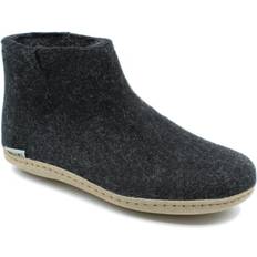 Glerups Lana Zapatillas Glerups Boot with Leather Sole - Charcoal