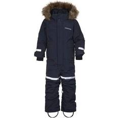 Blau Schneeoveralls Didriksons Bjärven Kid's Coverall - Navy (504579-039)