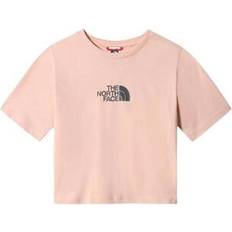 The North Face Girl's Cropped Graphic T-shirt - Pink