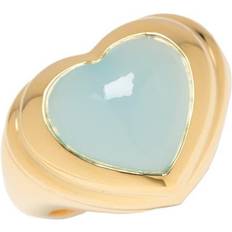 Missoma Heart Ring - Gold/Quartz