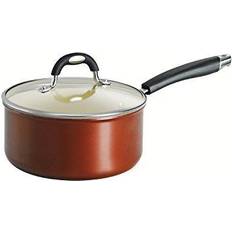 Copper Sauce Pans Tramontina Style Ceramica with lid 0.75 gal