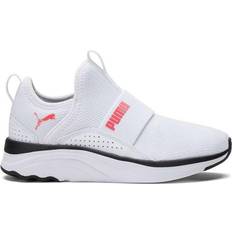 Puma Big Kid's Softride Sophia Slip-On - White/Paradise Pink/Black
