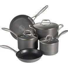 Cookware Tramontina Gourmet Hard-Anodized Cookware Set with lid 8 Parts