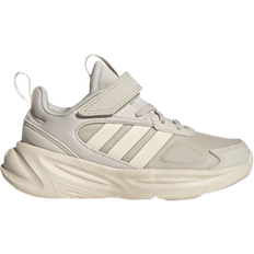 Adidas Kid's Ozelle Running Lifestyle Elastic Lace with Top Strap - Aluminium/Wonder White/Grey One