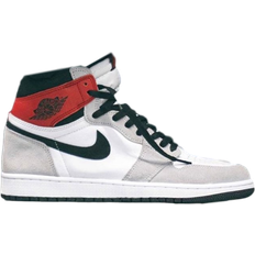 Nike Air Jordan 1 Retro High OG GS - White/Black/Light Smoke Grey/Varsity Red