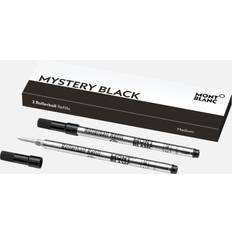 2 Rollerball Refills Medium Mystery Black