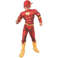 Super Heroes & Villains Costumes Rubies Photo Real Deluxe Muscle Chest Kids Flash Costume