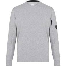 Tops CP COMPANY Diagonal Raised Fleece Sweatshirt - Grey Melange