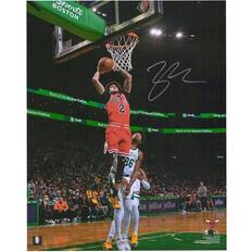 Fanatics Chicago Bulls Autographed 16" x 20" Dunk vs. Celtics Photograph Lonzo Ball