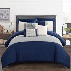Chic Home Osnat Bed Linen Black, Blue, Purple, Grey, Brown (274.3x)
