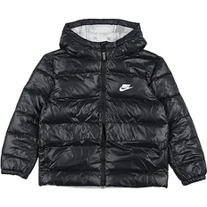 Nike Vestes Nike Older Kid's Therma-FIT Insulated Jacket - Black/White/White (DQ9046-010)