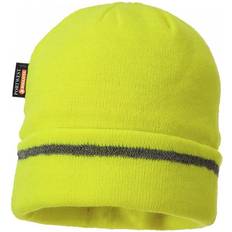 Portwest Reflective Trim Knit Hat Unisex - Yellow
