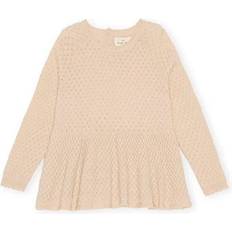 Ull Bluser & Tunikaer Konges Sløjd Fuzzy Frill Blouse - Almond Milk