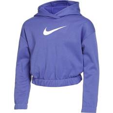 Nike Girl's Therma-FIT Pullover Hoodie - Lapis/White (DQ8845-430)