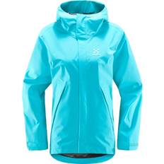Stretch - Women Rain Clothes Haglöfs W Tjärn Jacket - Maui Blue
