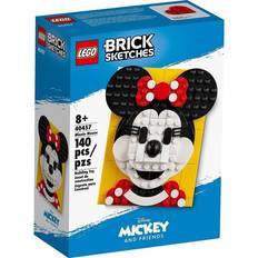 Mickey og minnie lego LEGO Brick Sketches Disney Minnie Mouse 40457