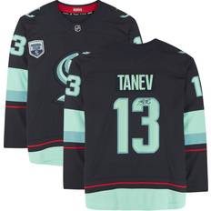 NHL Game Jerseys Fanatics Seattle Kraken Brandon Tanev 13. Autographed Breakaway Jersey with Inaugural Season Jersey Patch