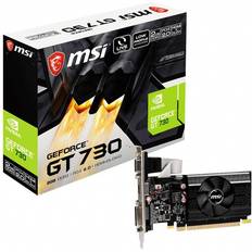 2.0 - 3 - GeForce GT 730 Grafikkort MSI GeForce GT 730 DDR3 HDMI 2GB (N730K-2GD3/LP)