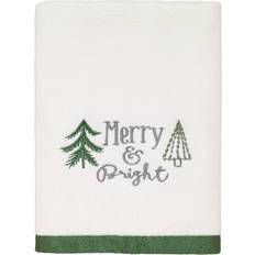 Green Guest Towels Avanti Christmas Tree Guest Towel Green, White (71.1x40.6)