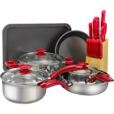 MegaChef Combo Cookware Set with lid 22 Parts