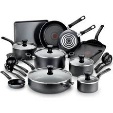 Cookware T-fal Essentials Cookware Set with lid 20 Parts