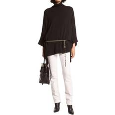 Viscosa Poncho Michael Kors Wool Blend Turtleneck Poncho