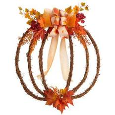 Cotton Christmas Decorations Nearly Natural Autumn Artificial Pumpkin Christmas Decoration