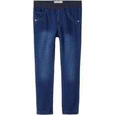 Babys Hosen Name It Sweat Slim Fit Jeans - Dark Blue Denim (13204428-969011)