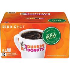 Decaffeinated K-cups & Coffee Pods Dunkin' Donuts Decaf Capsules 20oz 54