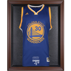 Sports Fan Products Fanatics Golden State Warriors 2015 NBA Finals Champions Logo Brown Framed Jersey Display Case