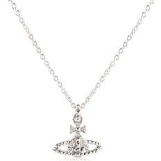 Vivienne westwood mayfair Vivienne Westwood Mayfair Bas Relief Pendant Necklace - Silver/Transparent