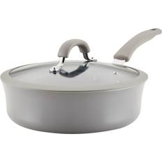 Ceramic Hob Saute Pans Rachael Ray Cook + Create with lid 0.75 gal