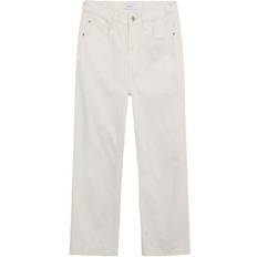 Grunt Girl's Wide Leg Jeans - White