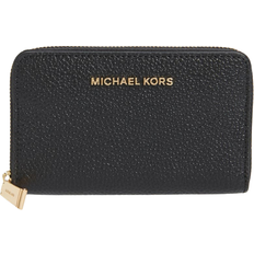 Michael Kors Small Pebbled Leather Wallet - Black
