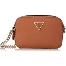 Guess Noelle Camera Crossbody Bag - Light Cognac