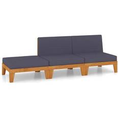 vidaXL 3058146 Loungesæt, borde inkl. 2 stole