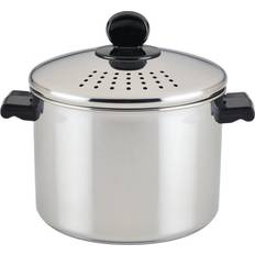 Integrated Strainer Stockpots Farberware Classic Straining with lid 2 gal 9.5 "