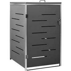 Søppelskur vidaXL Single Wheelie Bin Shed 69x77.5x115cm (Byggnadsarea )